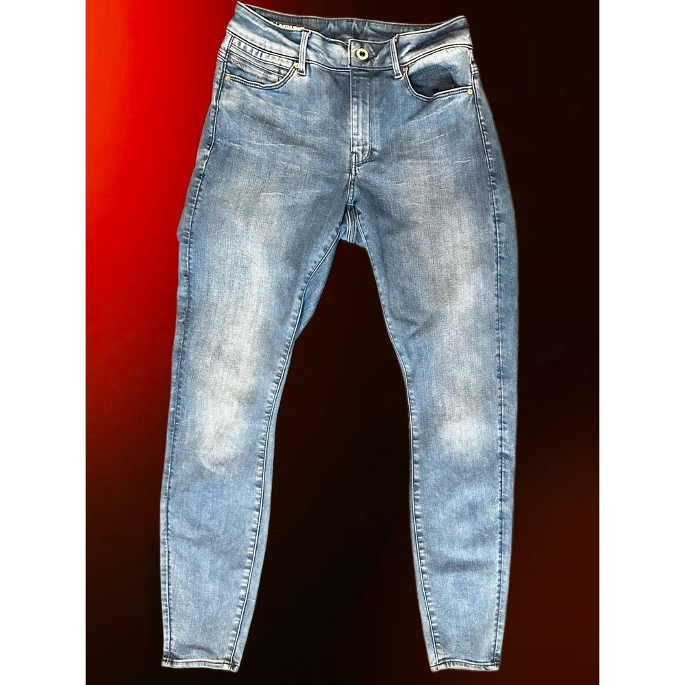 G-Star RAW Shape High Super Skinny Jeans Blue‎ Sustainable D07113-9425-071 32x32